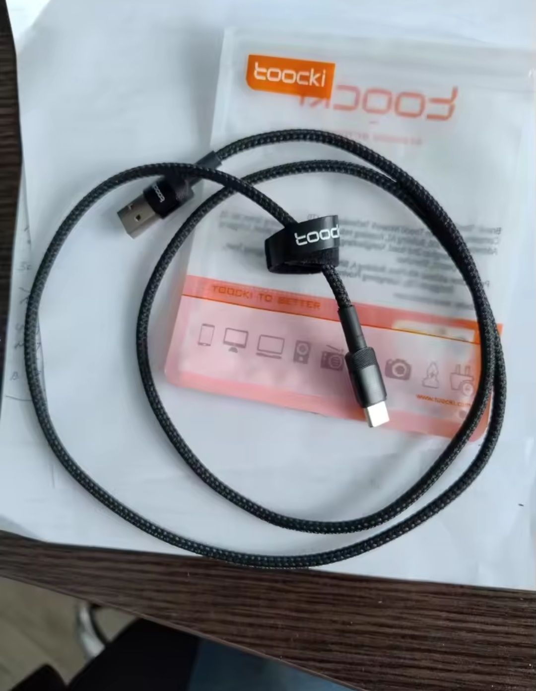 Кабель зарядний Toocki 100w 1м