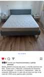 Conjunto de cama Queen Size e colchão premium