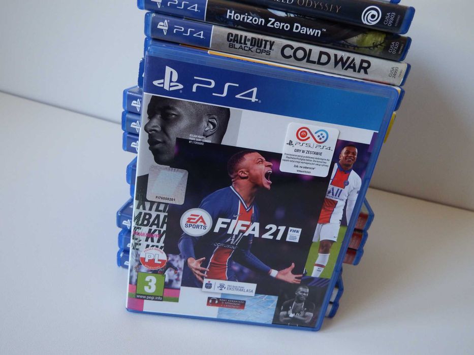 GRY PS4 FIFA 21 PS4+PS5 po POLSKU inne gry Playstation 4 PS5 KUTNO !