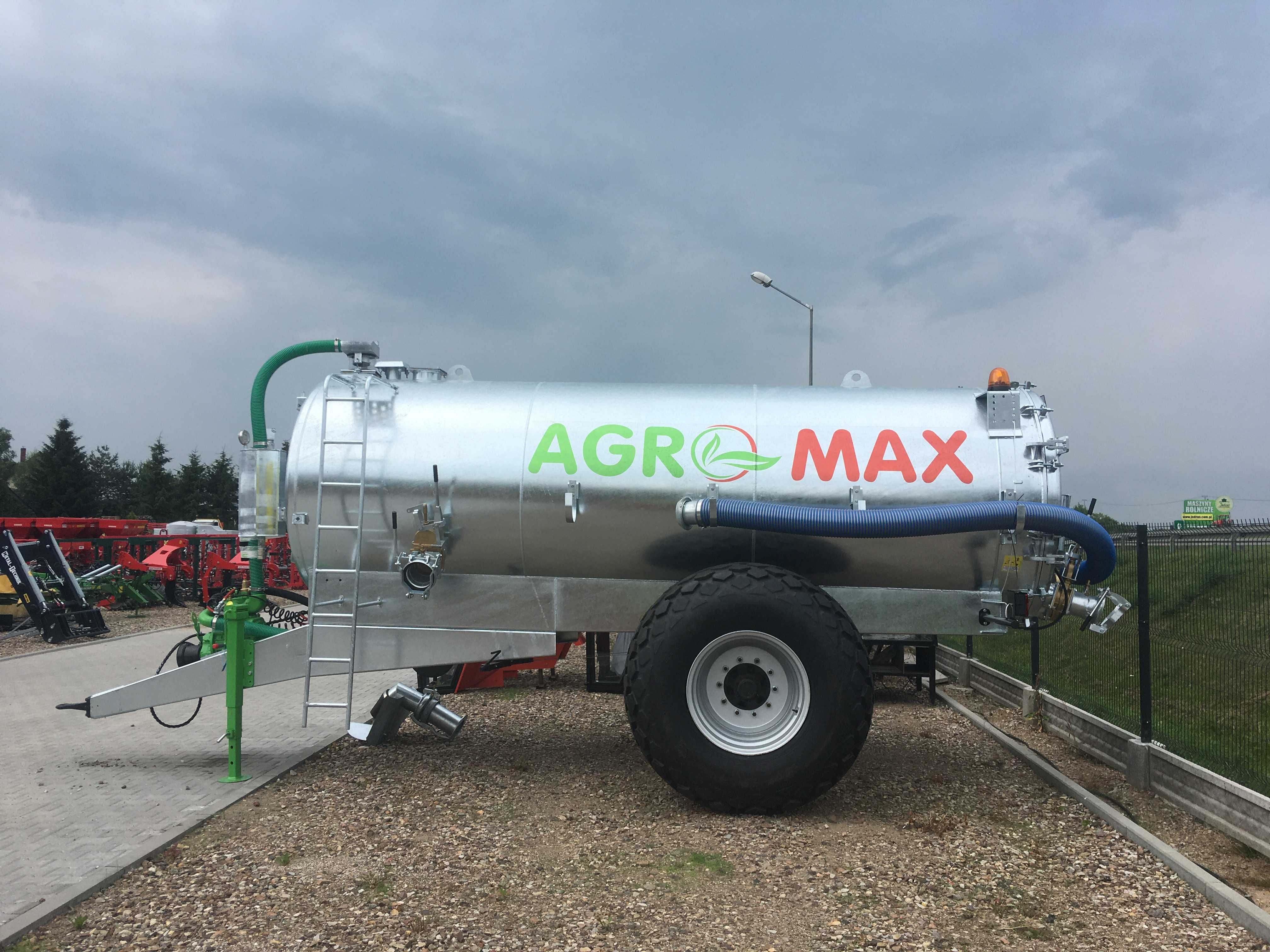 Wóz asenizacyjny beczkowóz Agro Max 10.000l + Wyposażenie.