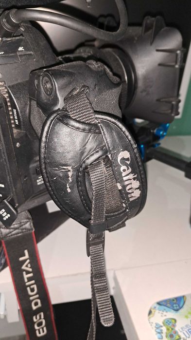 Kamera filmowa Canon C100 z obiektywem, DAF i rigiem