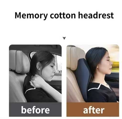 Автомобільна подушка підголівник для сидіння з ефектом пам'яті