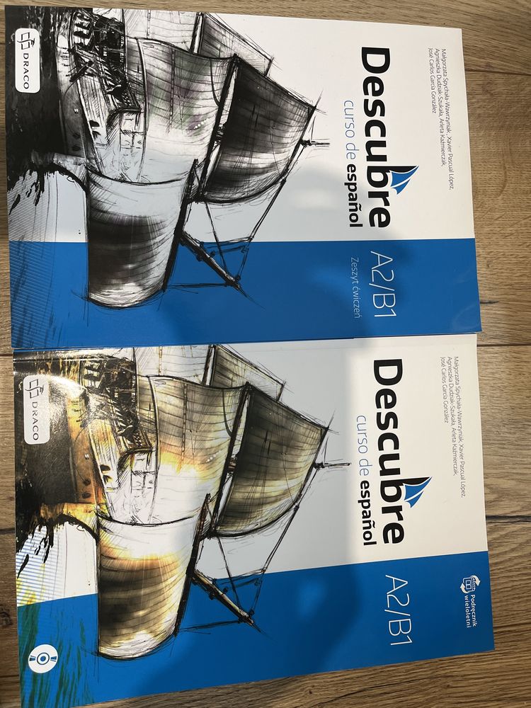 Descubre A2/B1, wyd Draco, podręcznik+ zeszyt ćw+ płyta CD