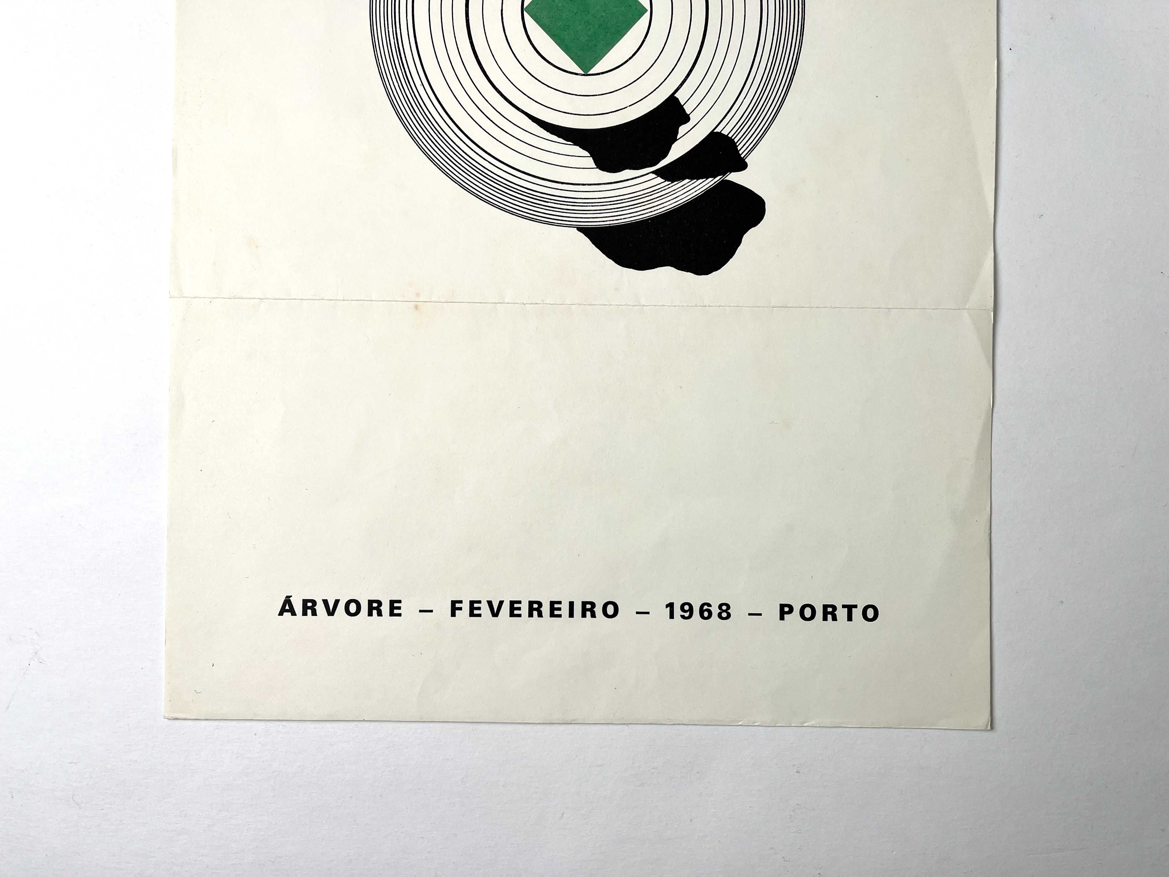 António Areal Cooperativa Árvore 1968 Cartaz de exposição