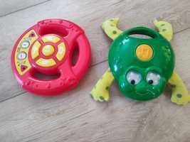 Zabawki interaktywne żaba i kierwonica
