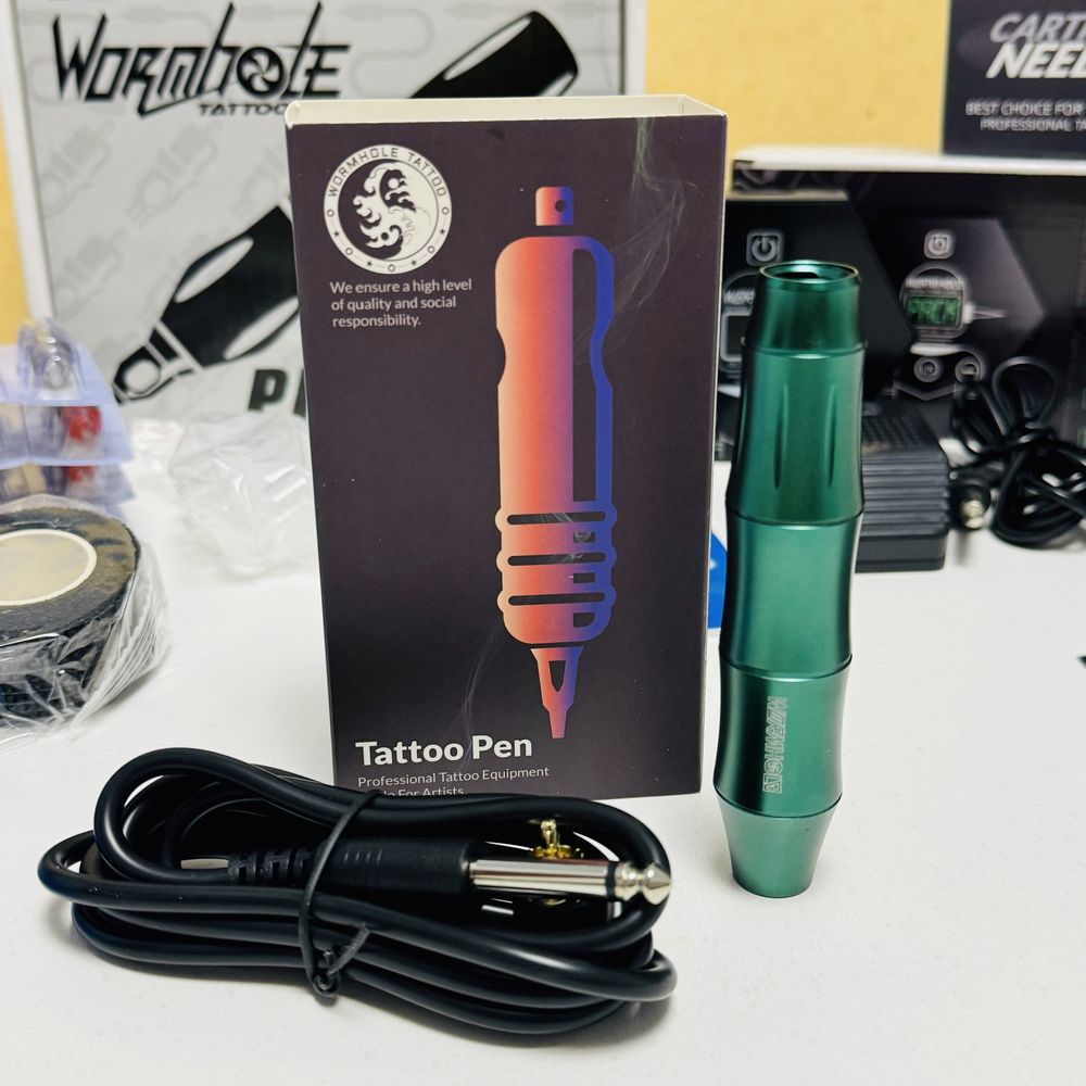 Новий набір для татуювань Wormhole Tattoo Pen Kit WTK106