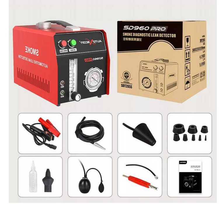 Tester szczelności  SILNIKA RUR GENERATOR DYMU sd960pro zadymiarka