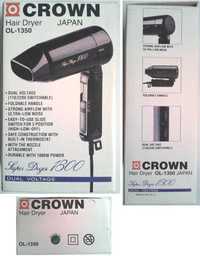 Фен "Crown Hair Dryer" OL-1350 складаний дорожній
