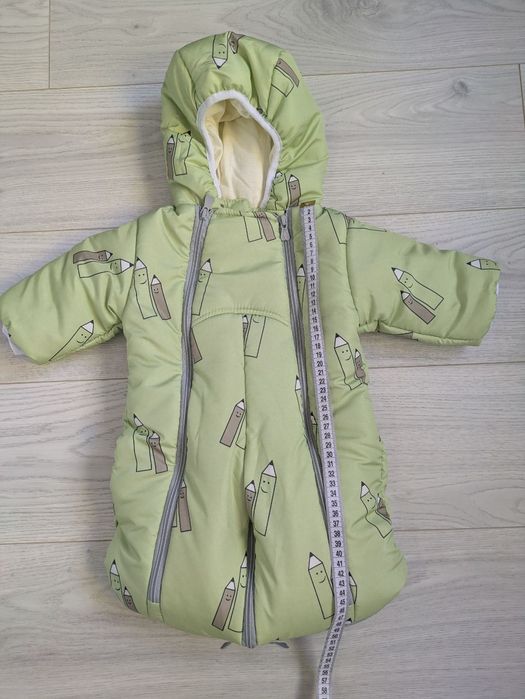 Комбінезон конверт від 0 до 12 місяців (56-74 розмір)