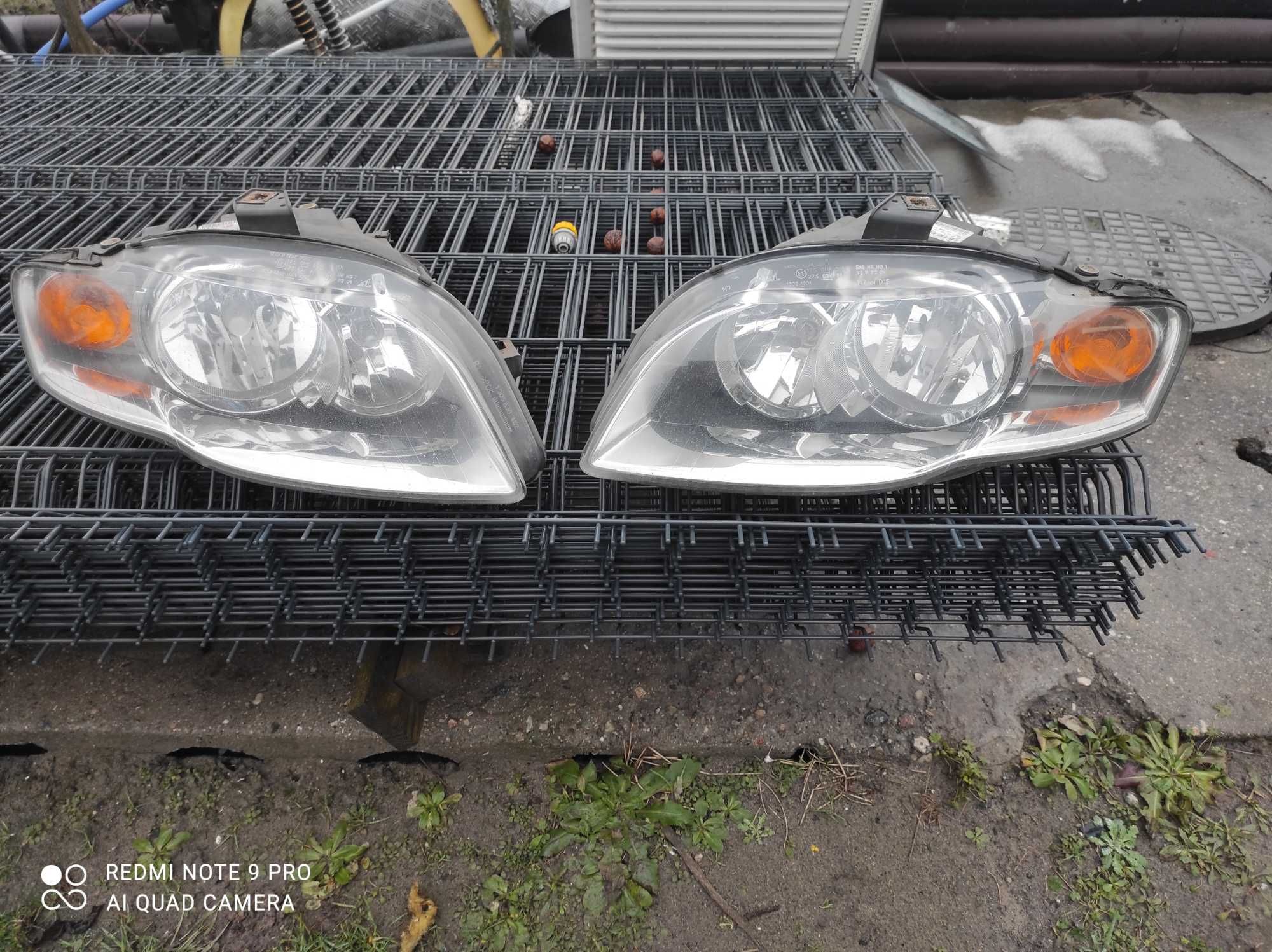 Audi a4 b7 LZ9Y maska zderzak wzmocnienie lampy w kolor