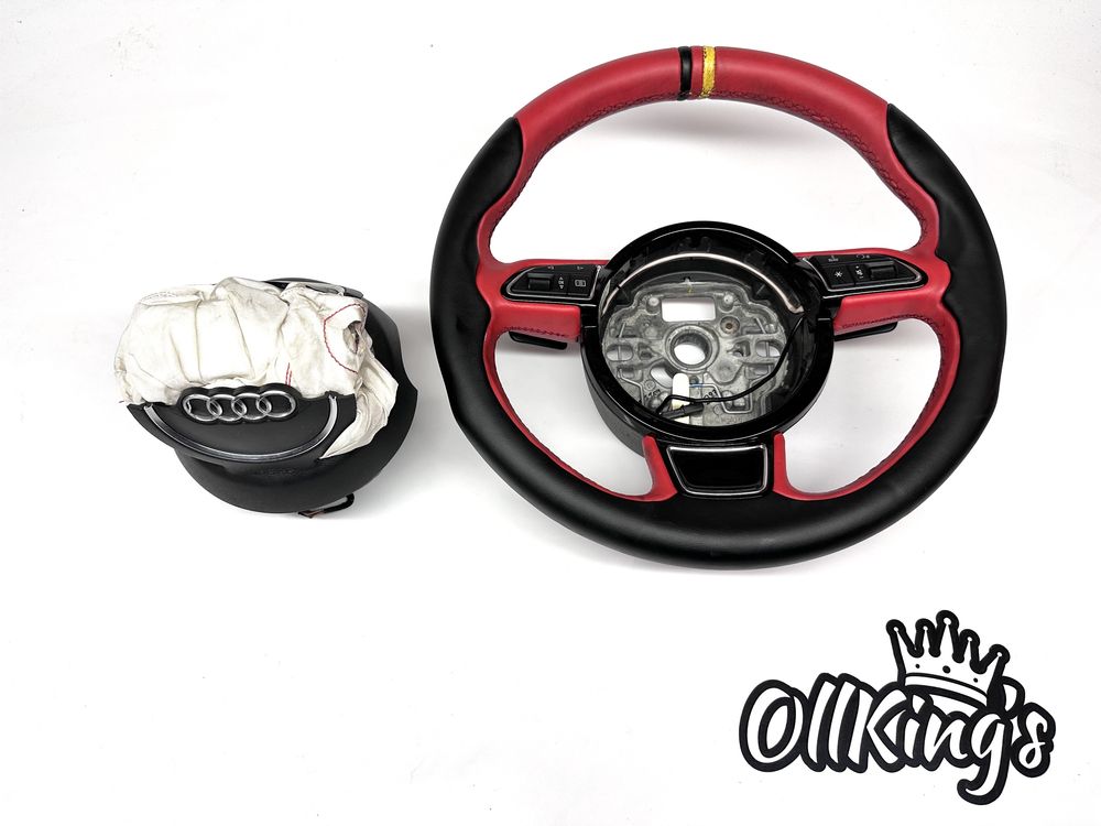 AUDI A6 S6 C7 Kierownica multifunkcyjna łopatki airbag