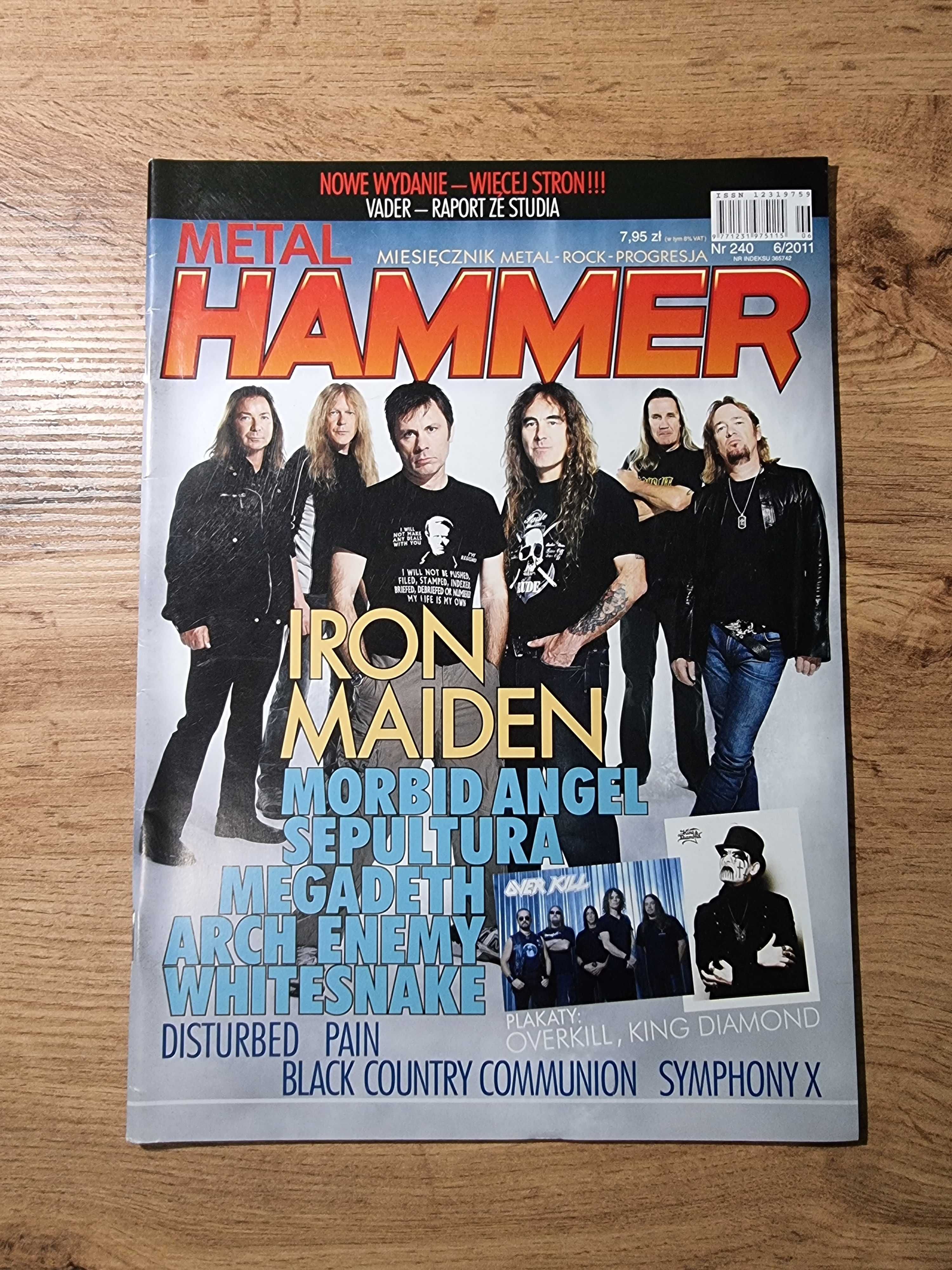Metal Hammer 2011 - Iron Maiden, Plakaty: Overkill i King Diamond