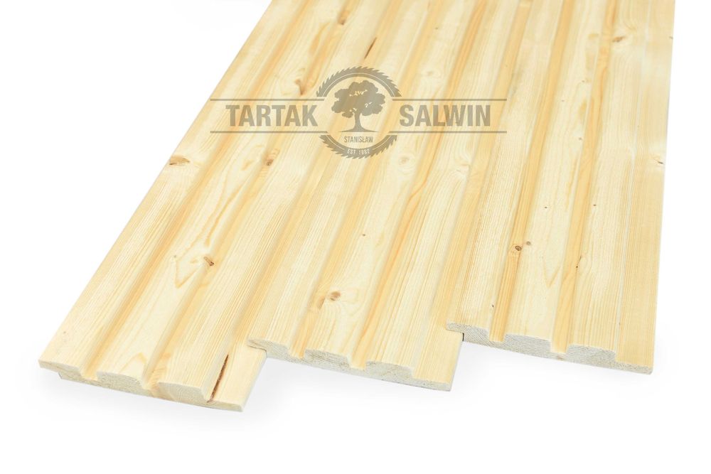 Deska elewacyjna ROMB świerk dkandynawski 20x145, na zakładkę