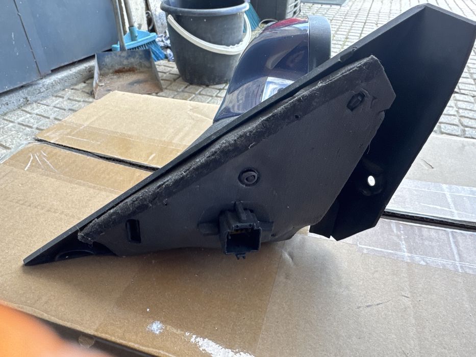 Espelho retrovisor esquerda completo renault senic 2005/2010