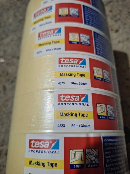 Taśma malarska Tesa 4323, 30mm 50szt