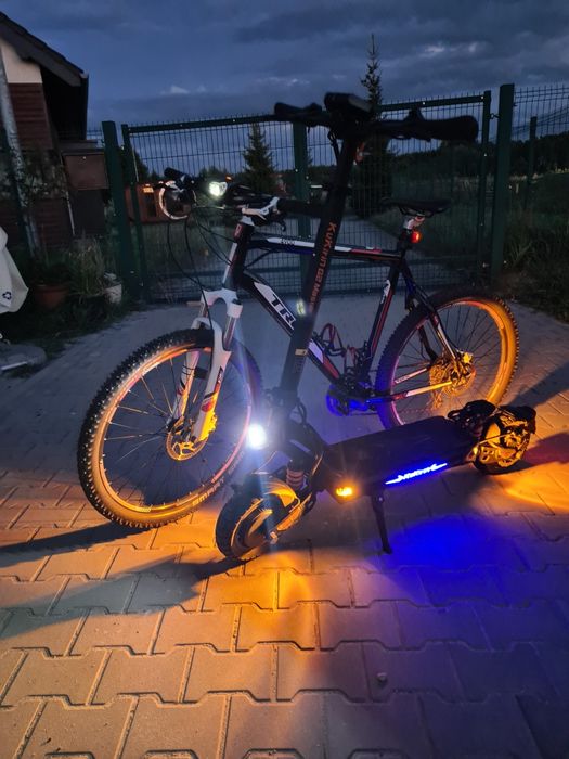 Rower Trek !!! Licznik Led  Oświetlenie Led
