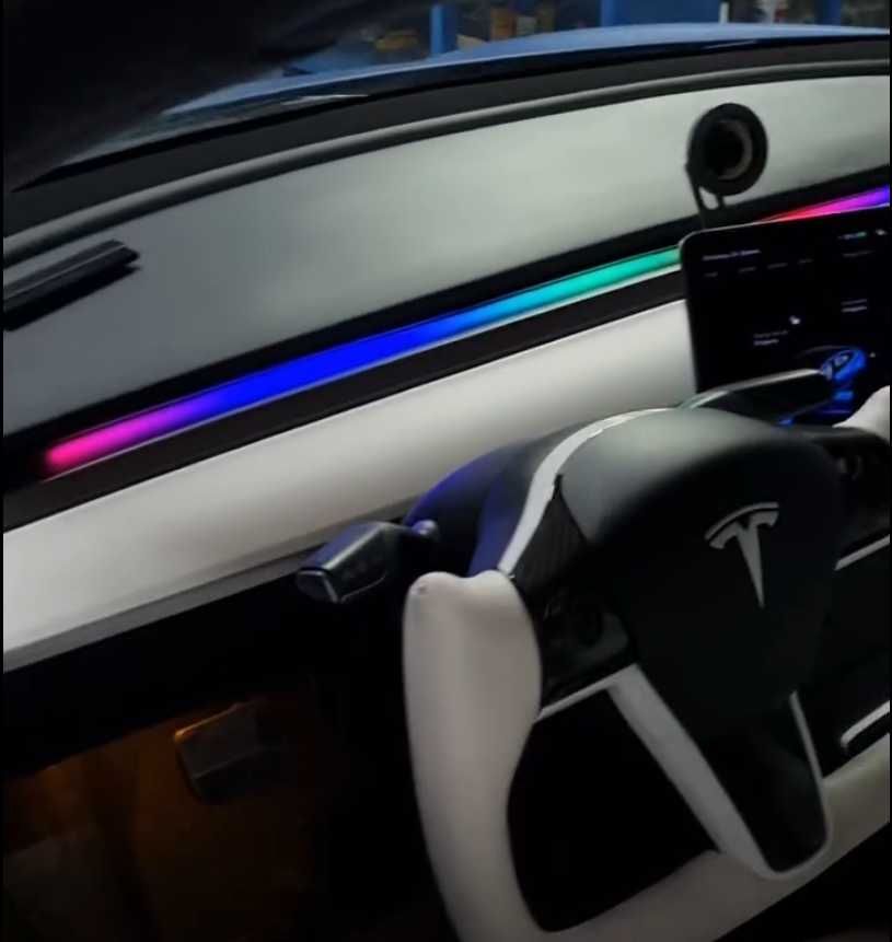 Встановлення Ambient LED підсвітки для Tesla Model S 3 X Y