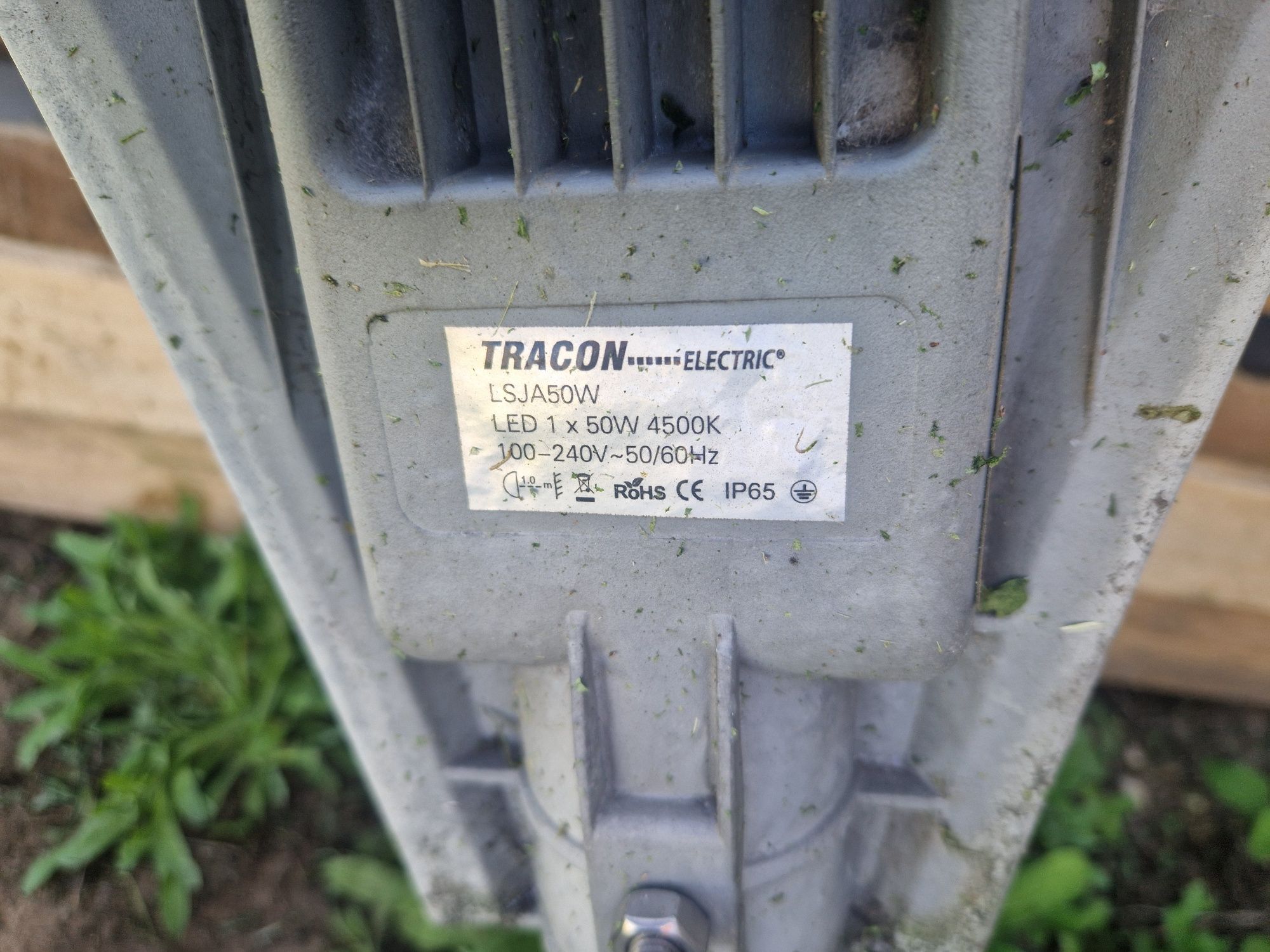 Lampa na słupie ocynk 4m 50watt