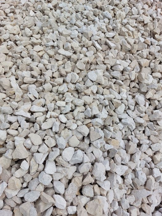 Kruszywo ozdobne grys 8 _16 tłuczeń kliniec kielecki biały