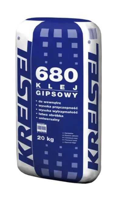 Klej gipsowy Kreisel 680 20kg gipsowa zaprawa klejowa Gdynia Redłowo