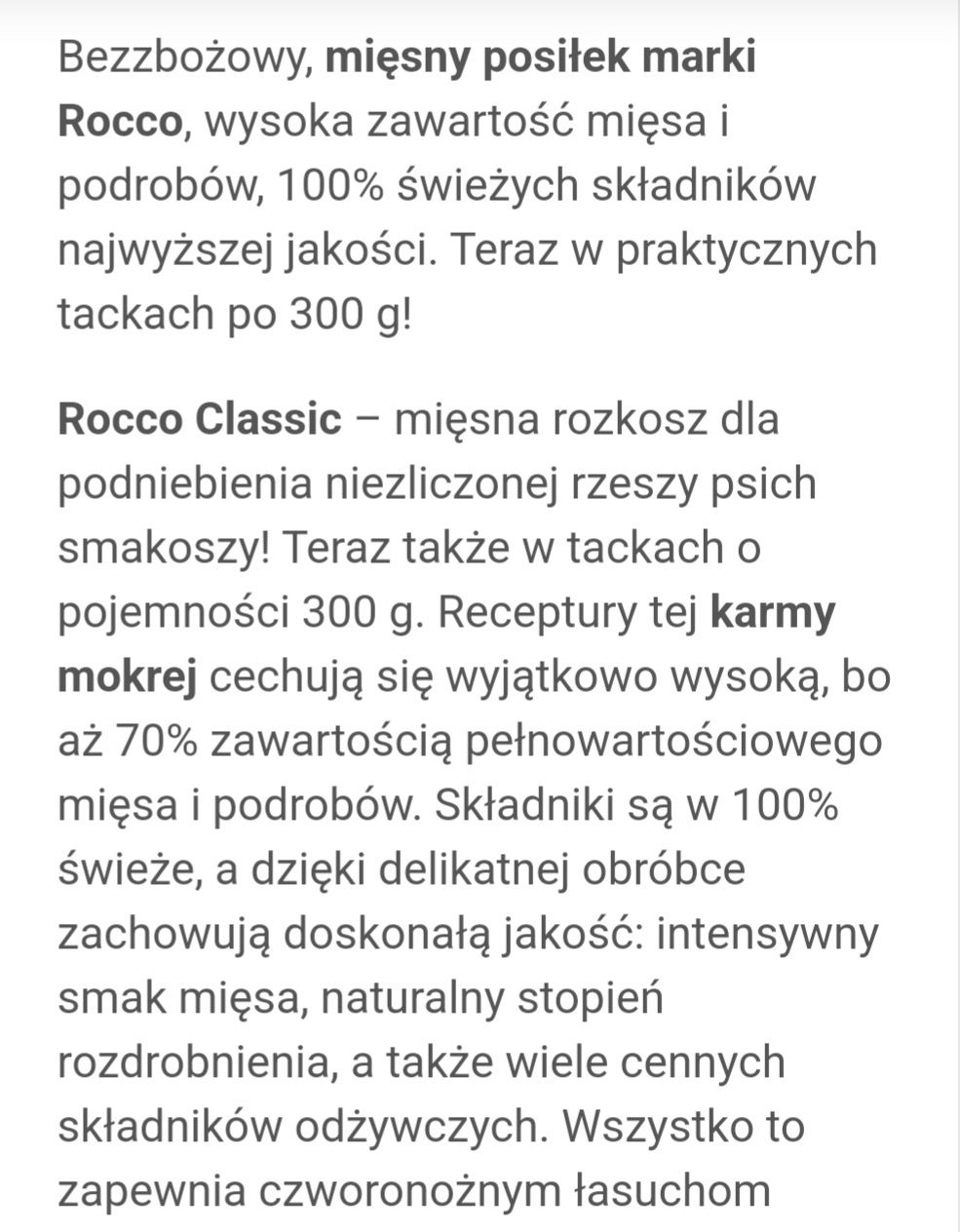 36x300g Rocco WOŁOWINA Z RENIFEREM bez Zbóż wysokiej jakości karma dla