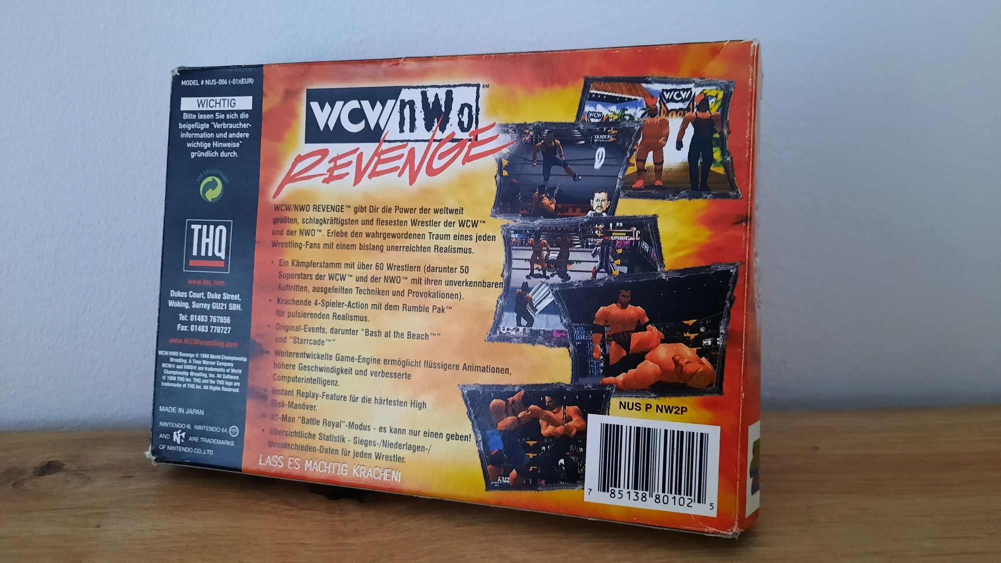 WCW NWO Revenge BOX N64 Nintendo