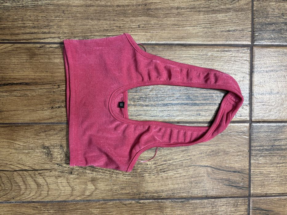 Bluzka croptop różowa nowa barbie sportowa