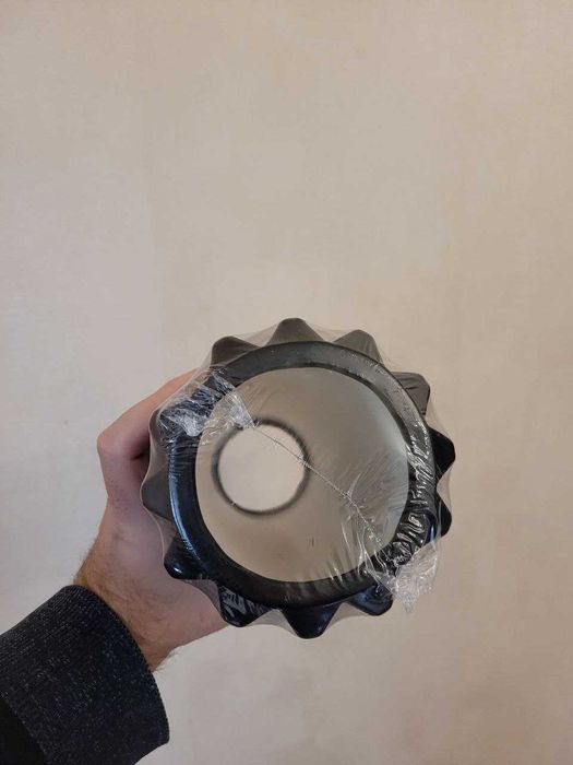 Массажный валик для ног спины EVA 33 х 12 см с выемкой под позвоночник