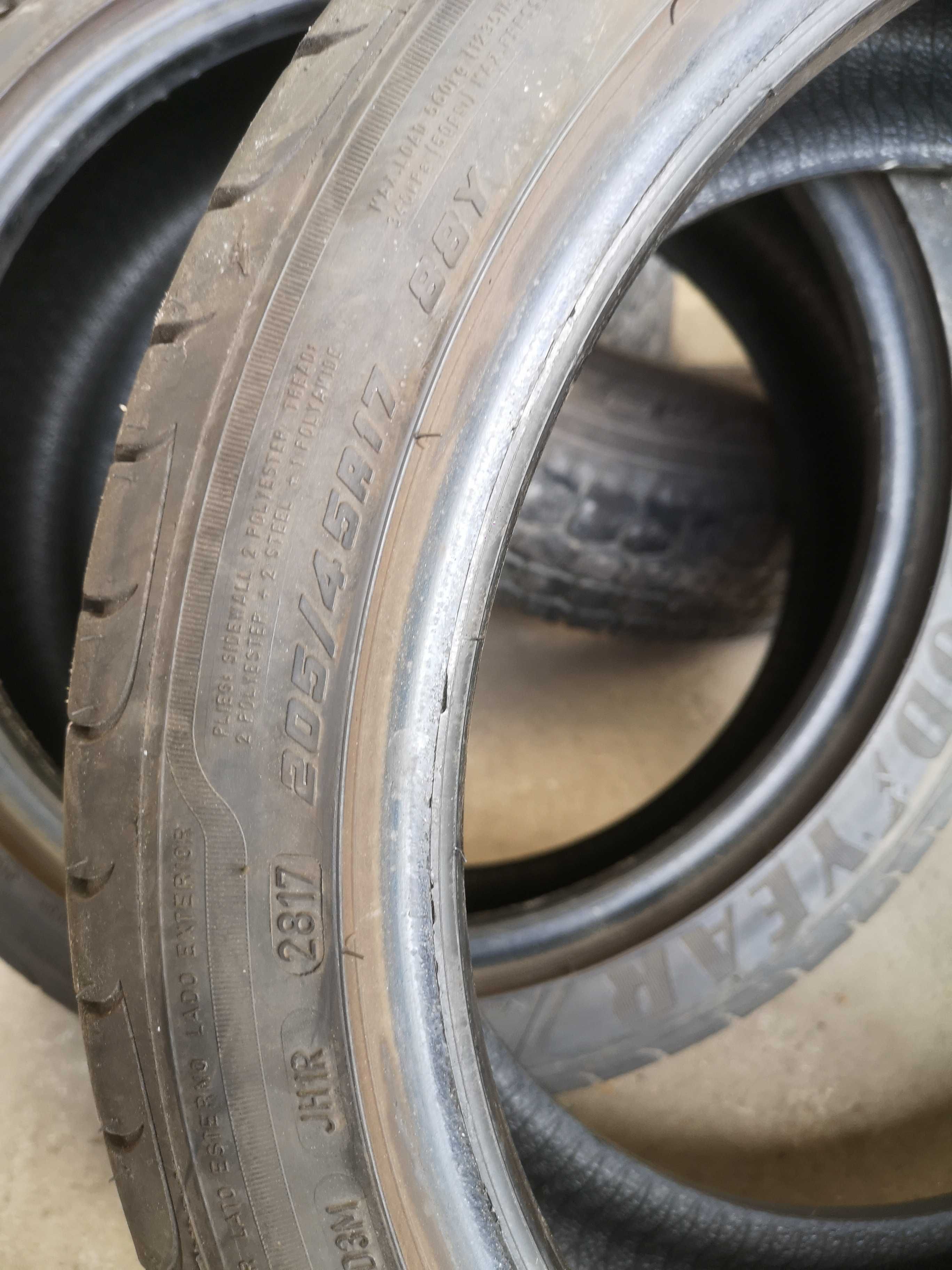 205/45 r17 88Y Goodyear Eagle F1 Letnie 2szt