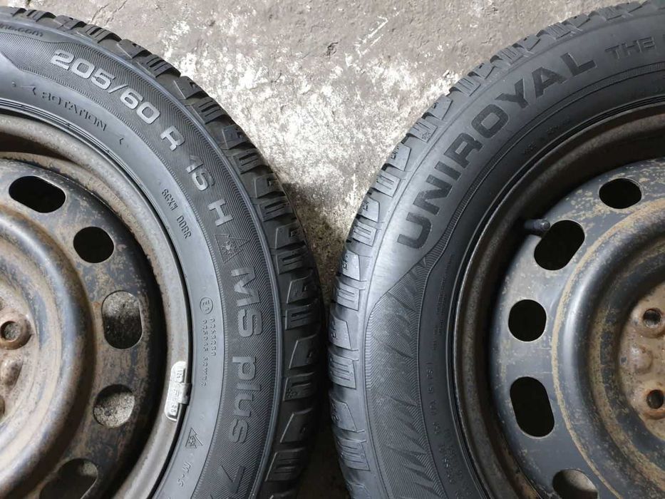 Felgi stalowe koła Mazda R16 5x114,3 opony zima 205/60R16 7,3mm