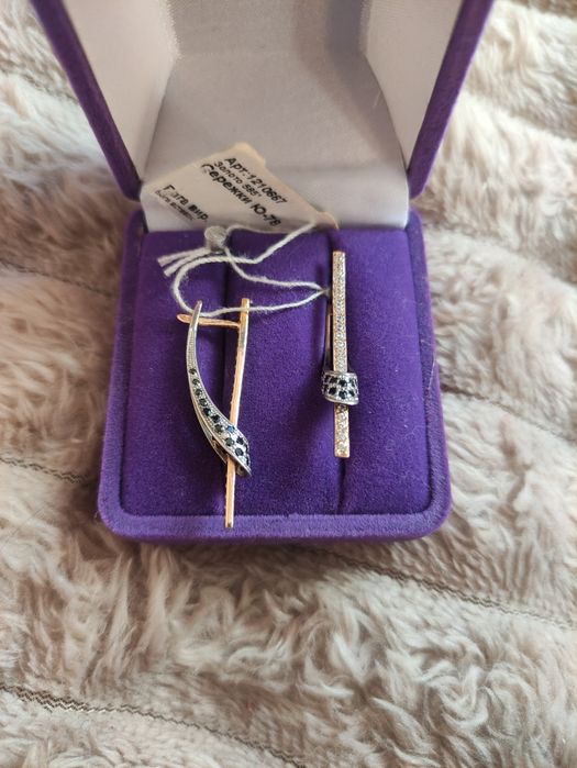 Сережки 585 проба