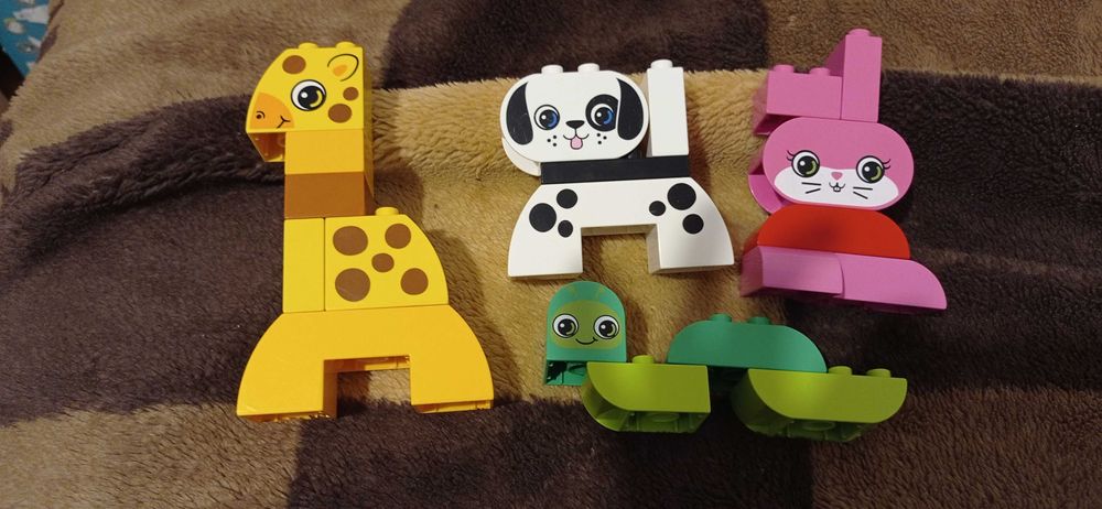 LEGO Duplo dla najmłodszych, zwierzątka, zestaw, pierwsze LEGO