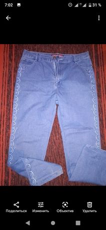 Продам женские джинсы 54 рр