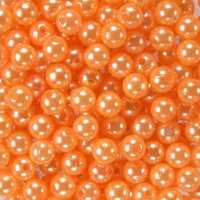 Koraliki perłowe 10 mm (10szt) Pomarańczowy