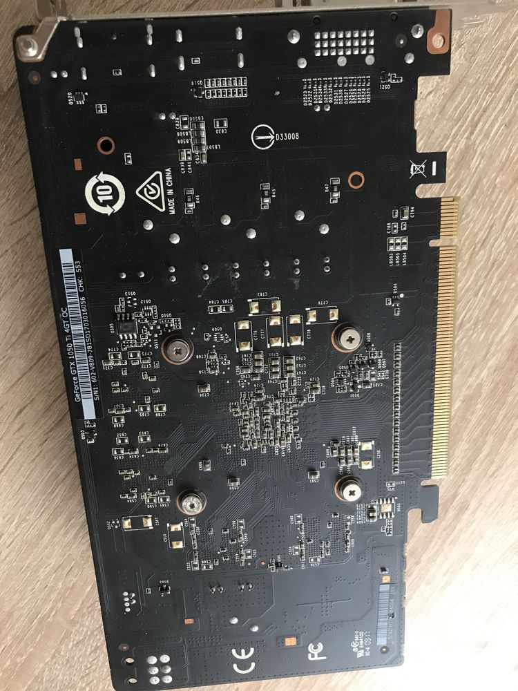 Видеокарта 1050 ti 4gb msi