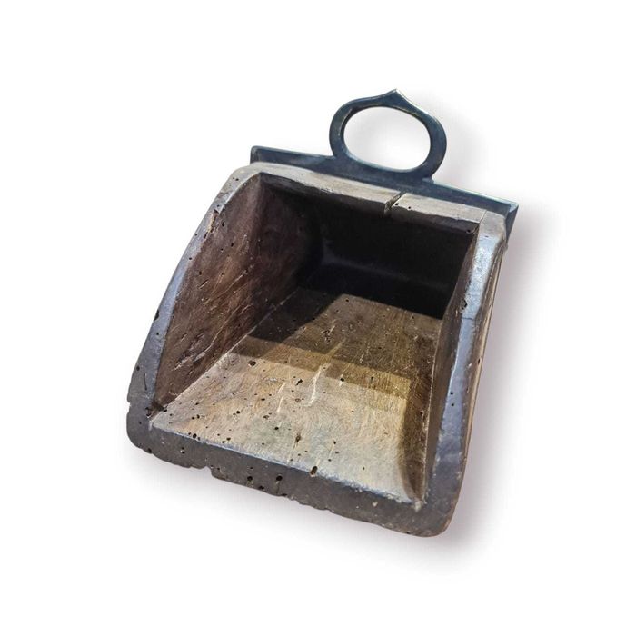 Estribo Antigo Cavalo Madeira Metal – Peça Única