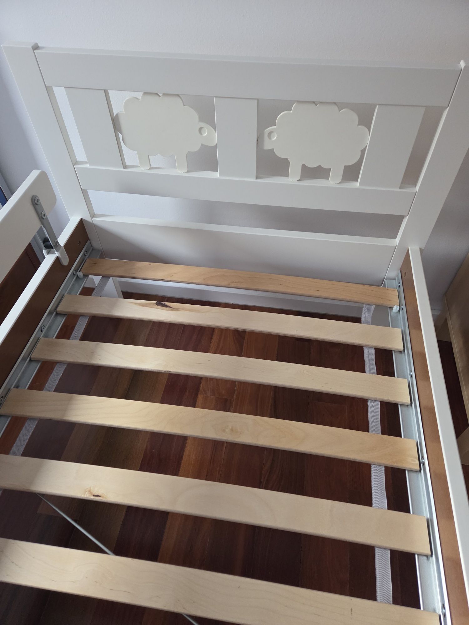 Łóżko dziecięce IKEA Kritter + materac 70x160