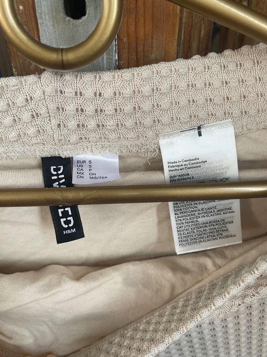 H&M nowe szydełkowe spodnie hippie boho dzwony