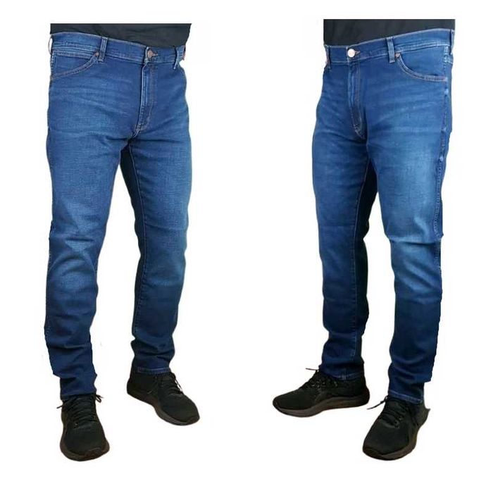 Męskie jeansy Wrangler Larston -Slim Tapered nowe oryginalne - W40/L34