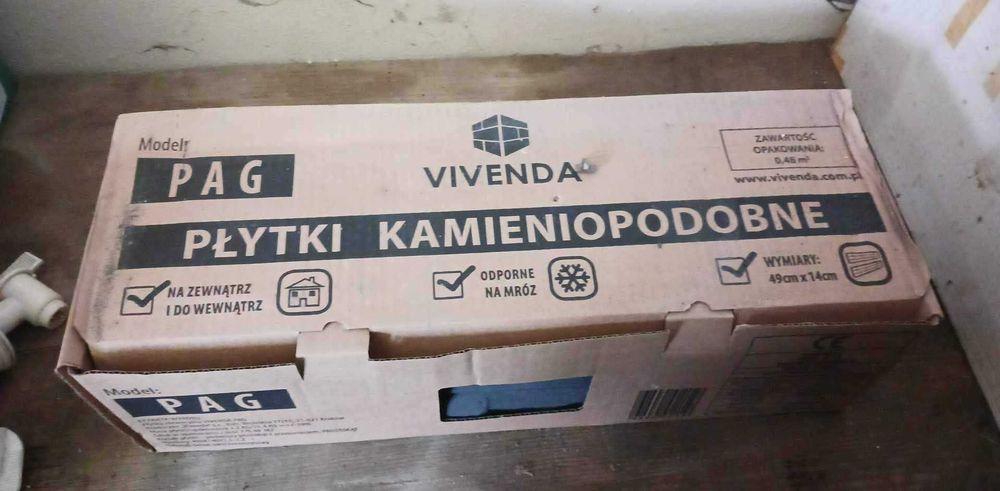 Płytki kamieniopodobne - Pag Black kamień dekoracyjny