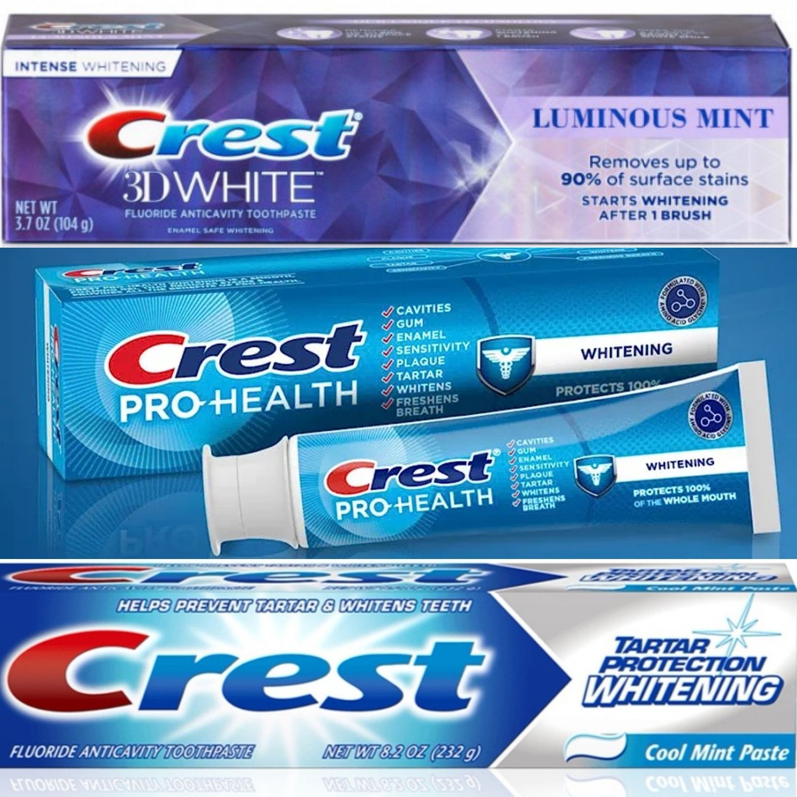 Мега отбеливающие полоски для зубов 28 Crest 3D Supreme Bright  White-