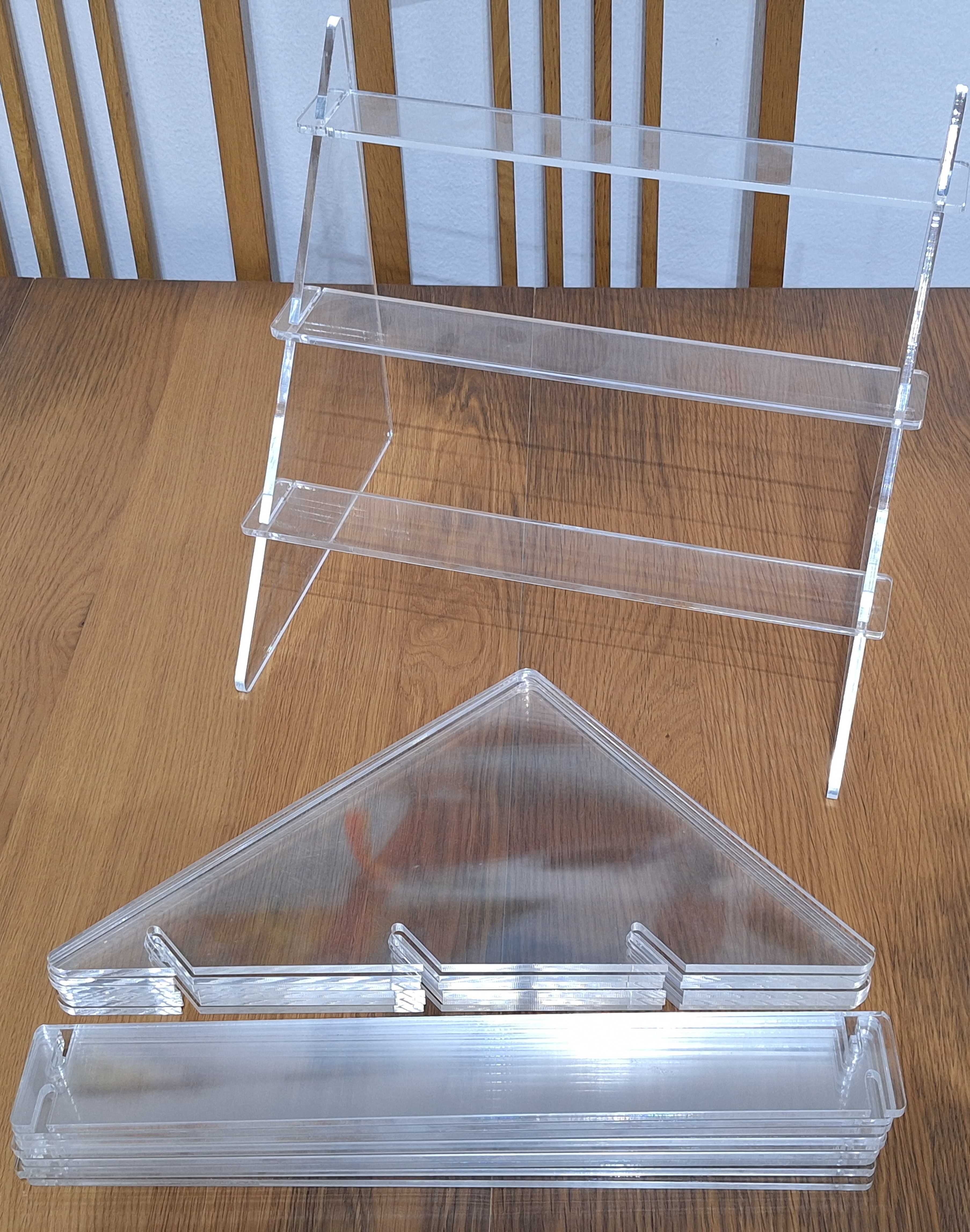 Escadas em acrílico transparente para Funko Pops - Vitrine Deltof Ikea