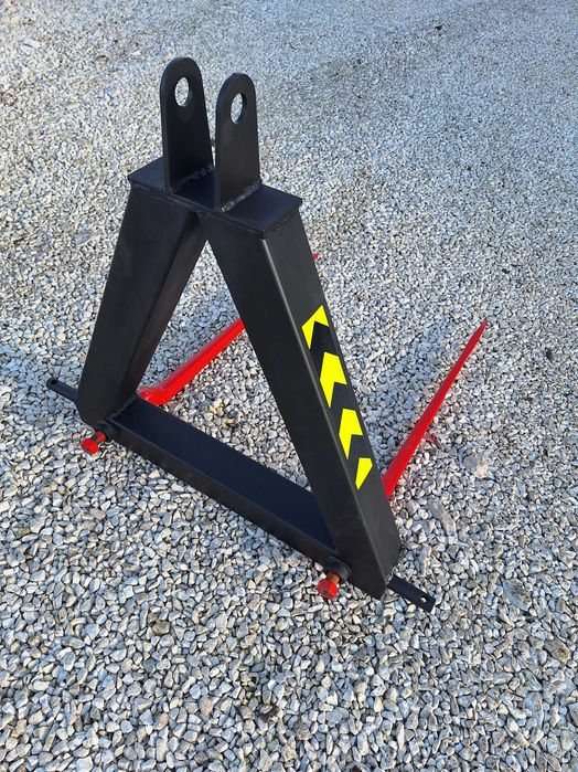 widły do bel podnośnik na tył ciągnika do bel balotów siana widły kute