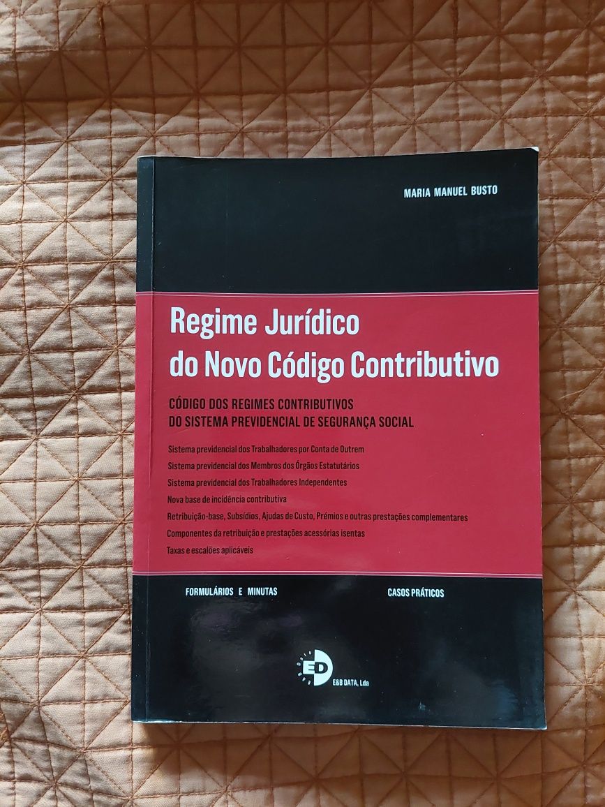Livro "Regime Jurídico do Novo Código Contributivo"