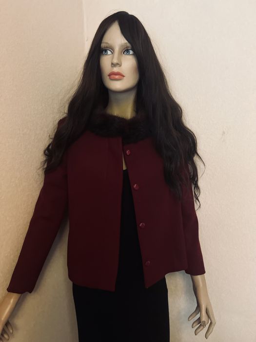 Płaszcz damski z naturalnego futra norek