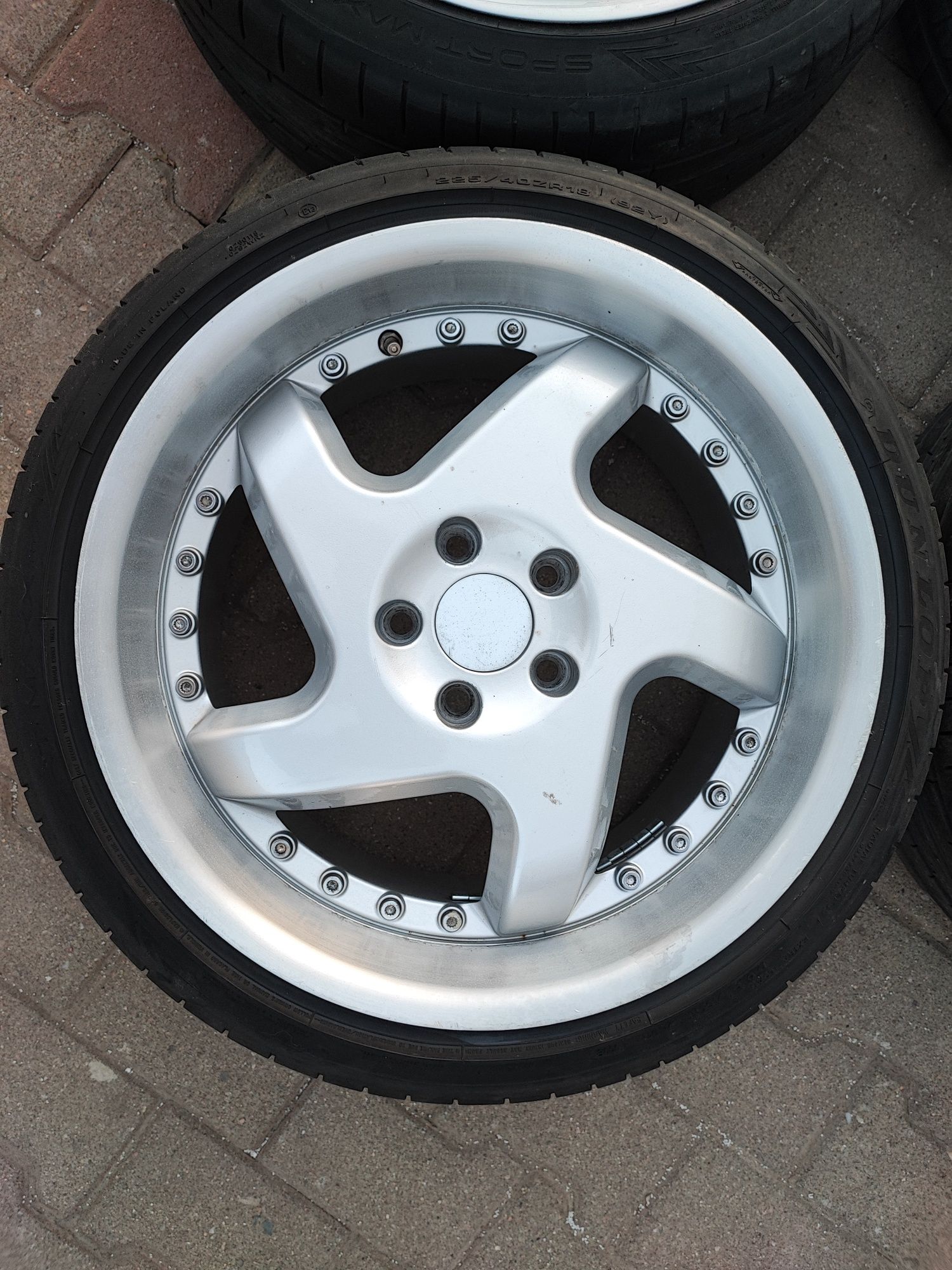 Felgi aluminiowe KW Turbo 18" 5x112, 8.5J+9.5J! Polecam!