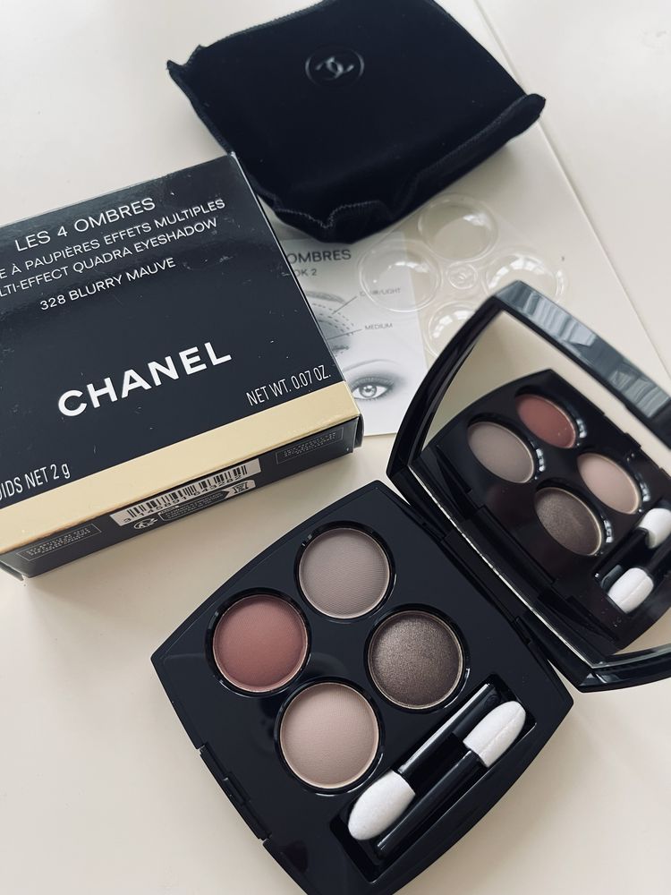 Тіні для повік Chanel Les 4 Ombres, 328 Blurry Mauve