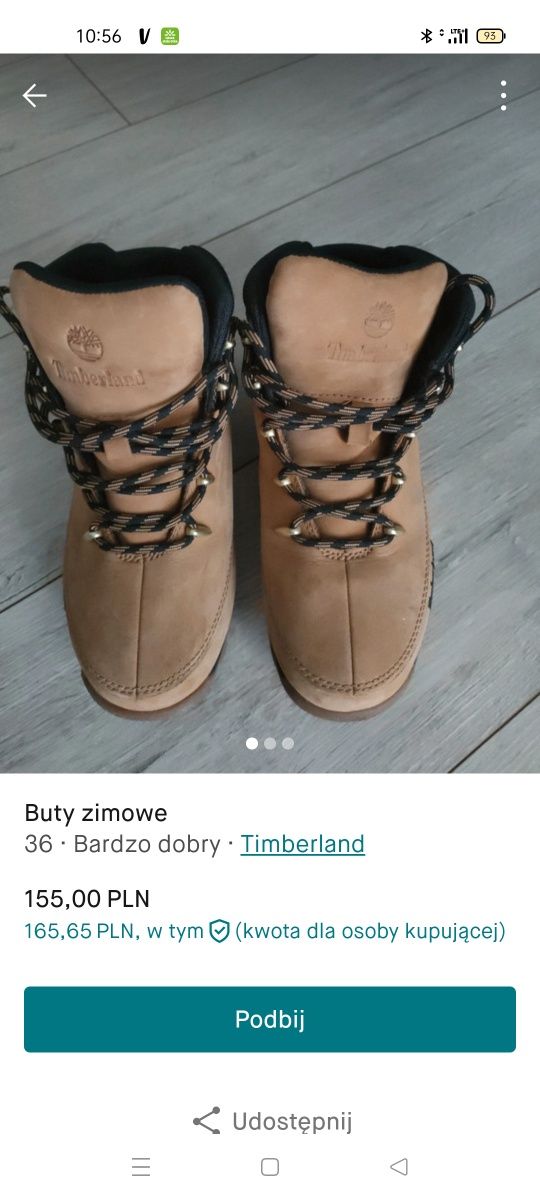 Timberlandy  buty zimowe