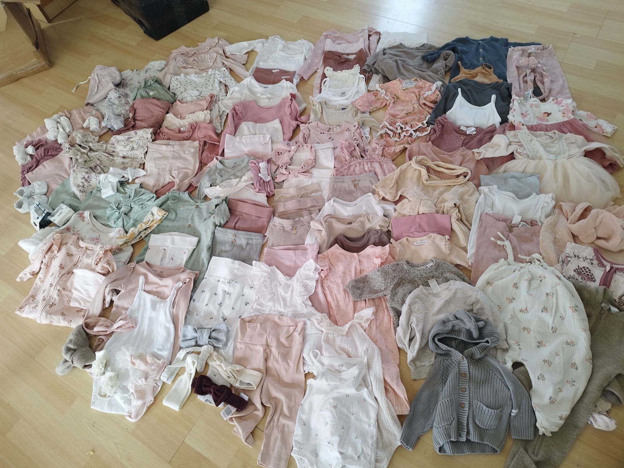 Wyprawka 56 -86 h&m i newbie