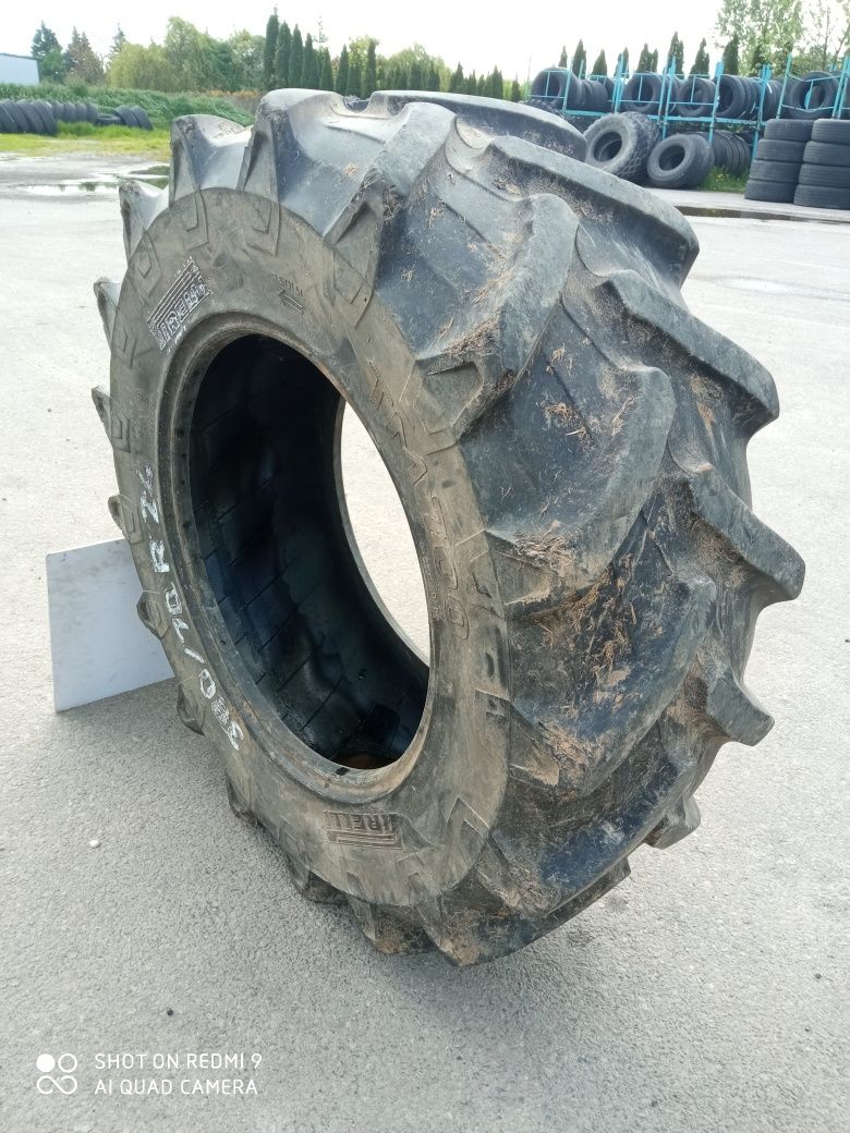 380/70R24 Pirelli opona używana rolnicza